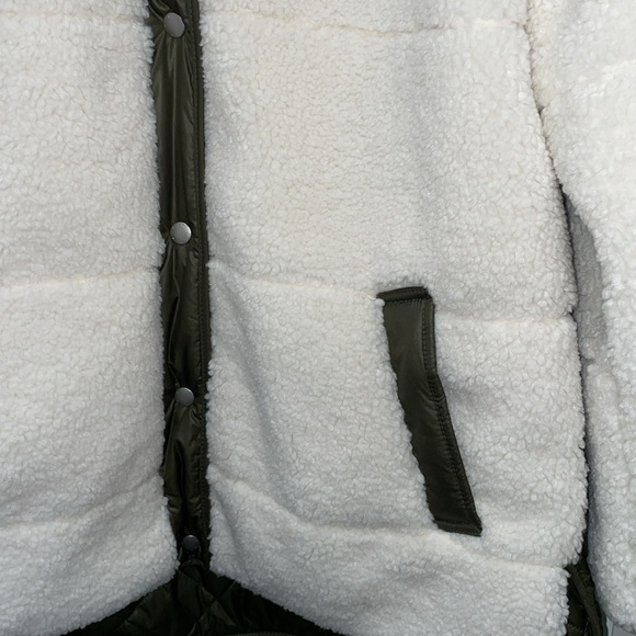 NWT💚 FRAME Oversized Quilted Army Liner Jacket. Size XS. Color:Multi - Picture 5 of 13